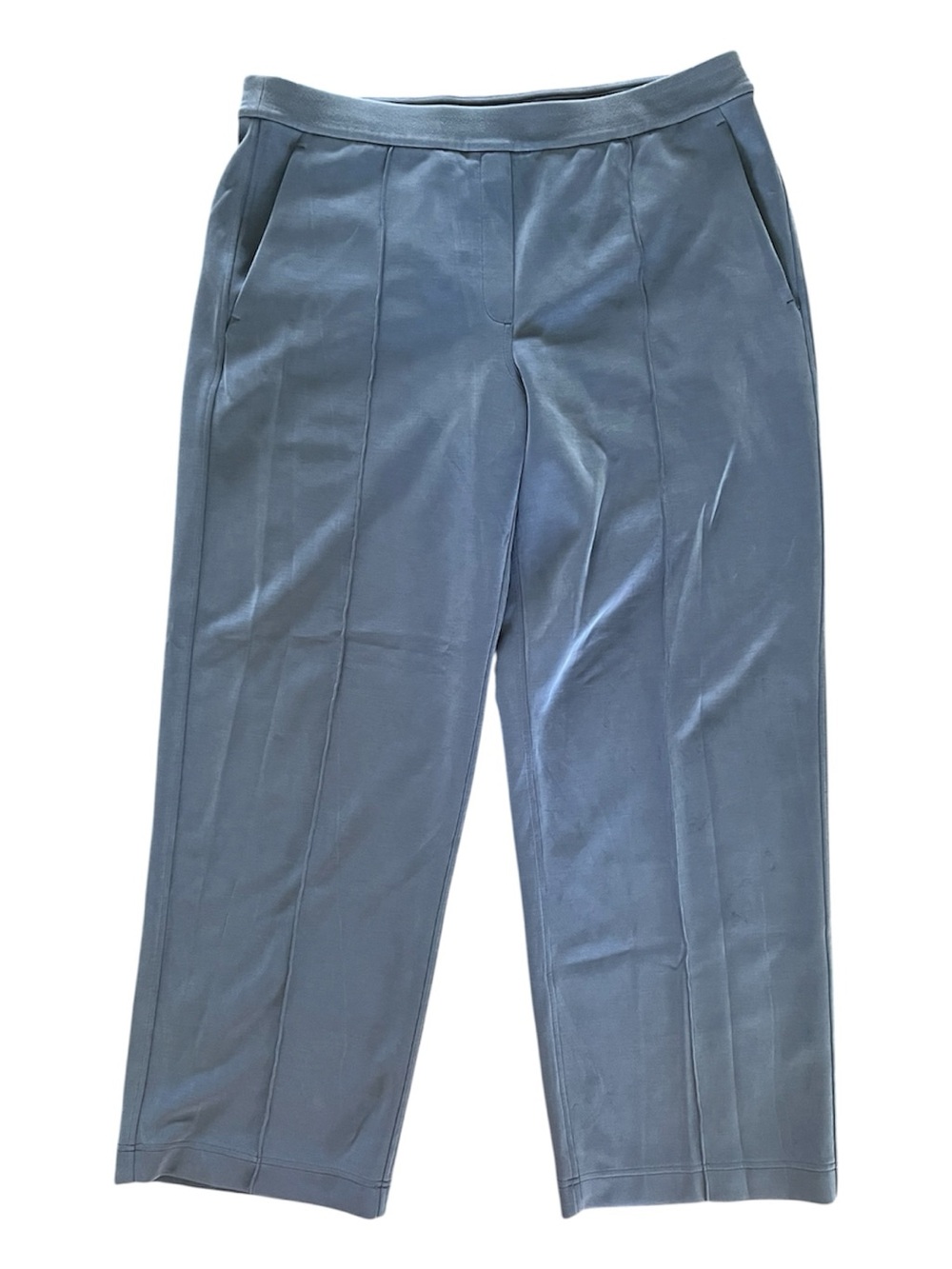 Lululemon Softstreme Pintuck High-Rise Wide-Leg Pant – XL – Dusty Blue – EUC